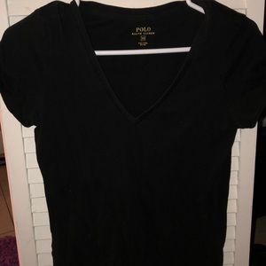 POLO RALPH LAUREN BLACK V NECK